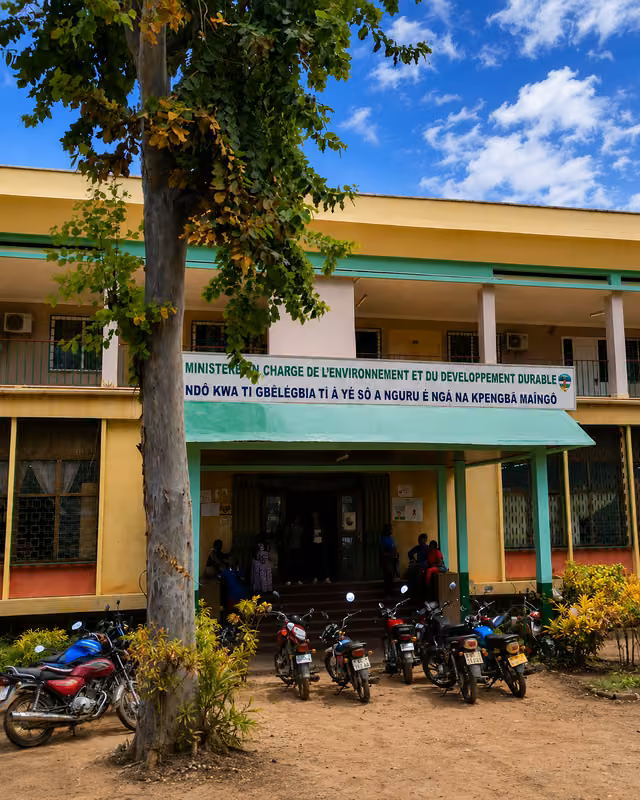 Ministry responsible for the environment in Bangui, Central African Republic